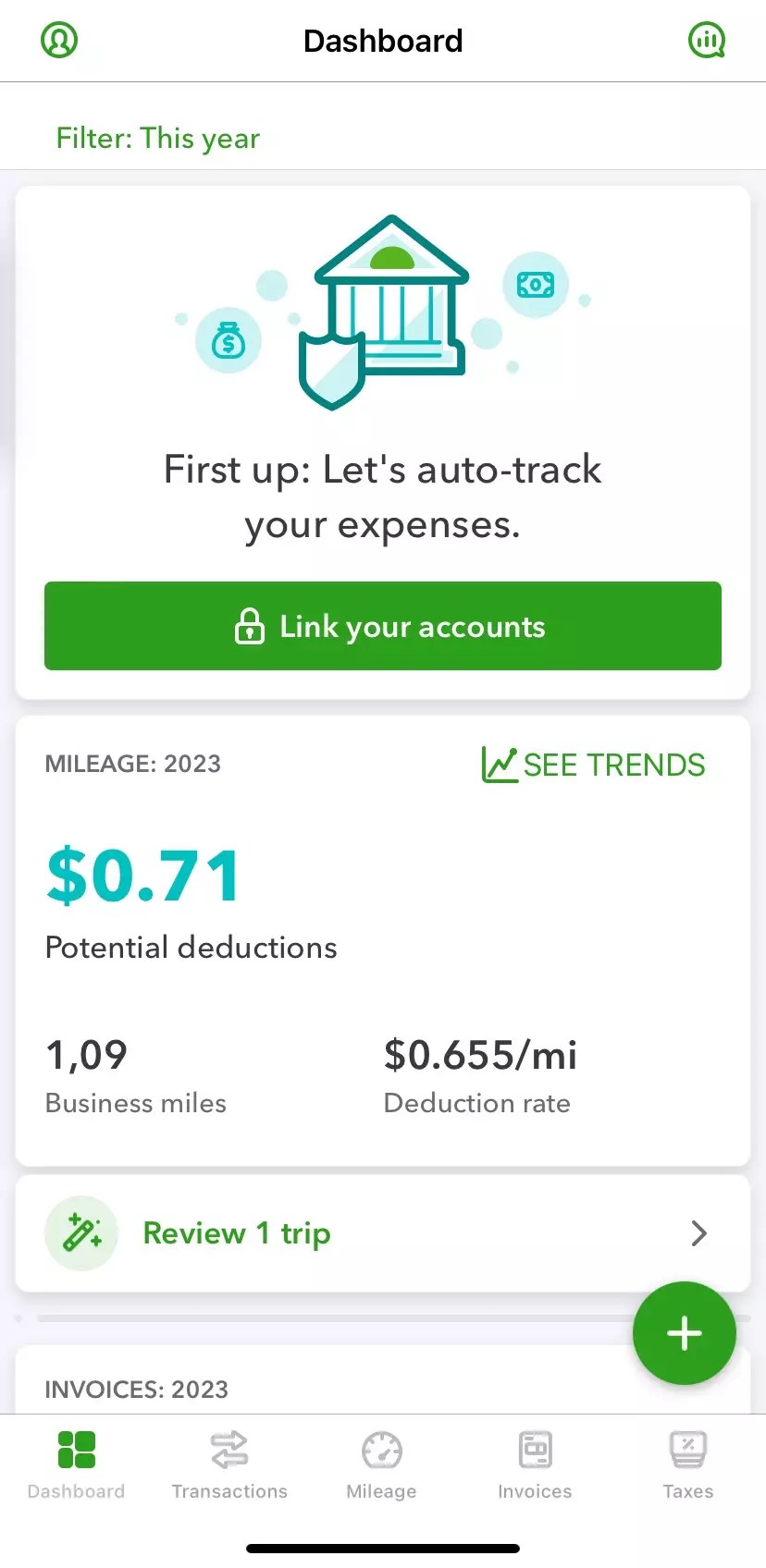 QuickBooks Mileage Tracker At A Glance MileageWise