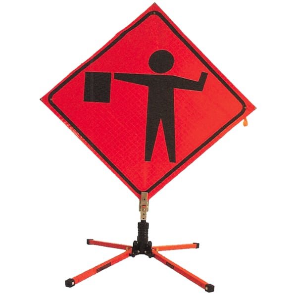 SafeZone Safety Sign on Single Coil Spring Construction Supplies