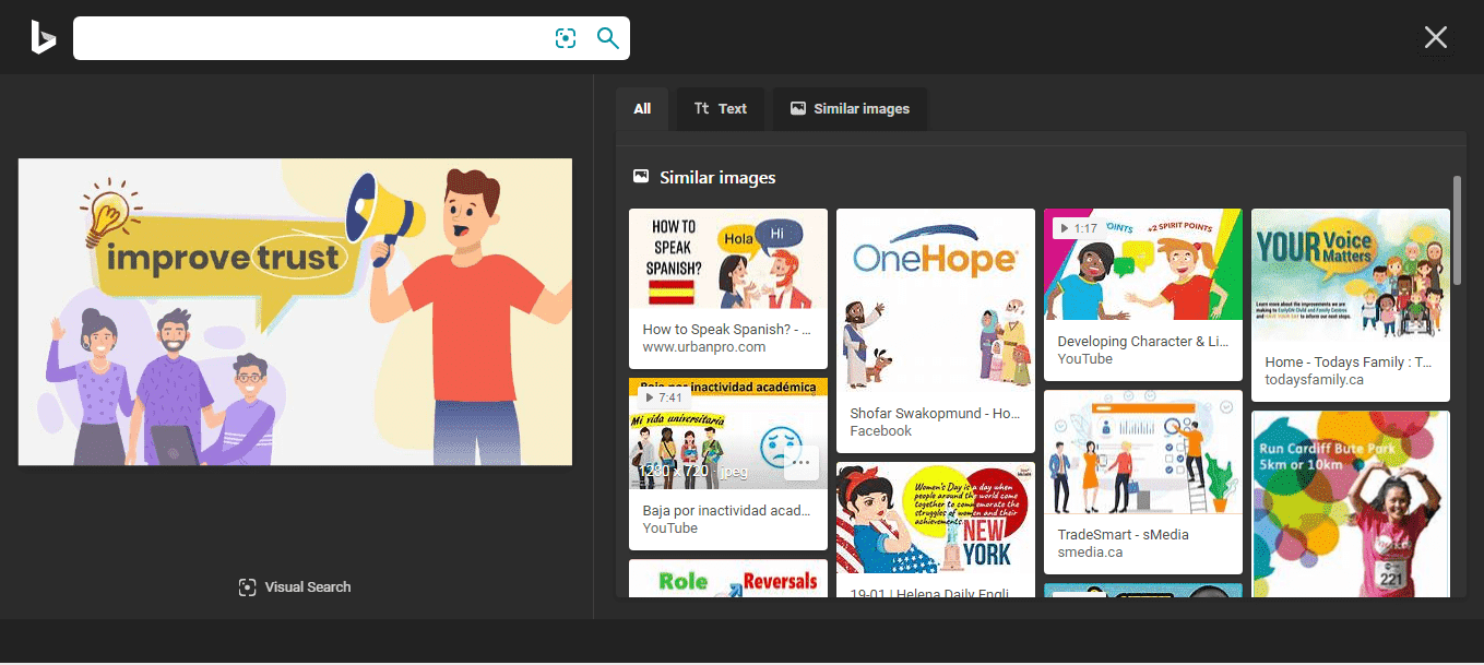 Search for Similar Images on Bing with Windows 10 Photos app