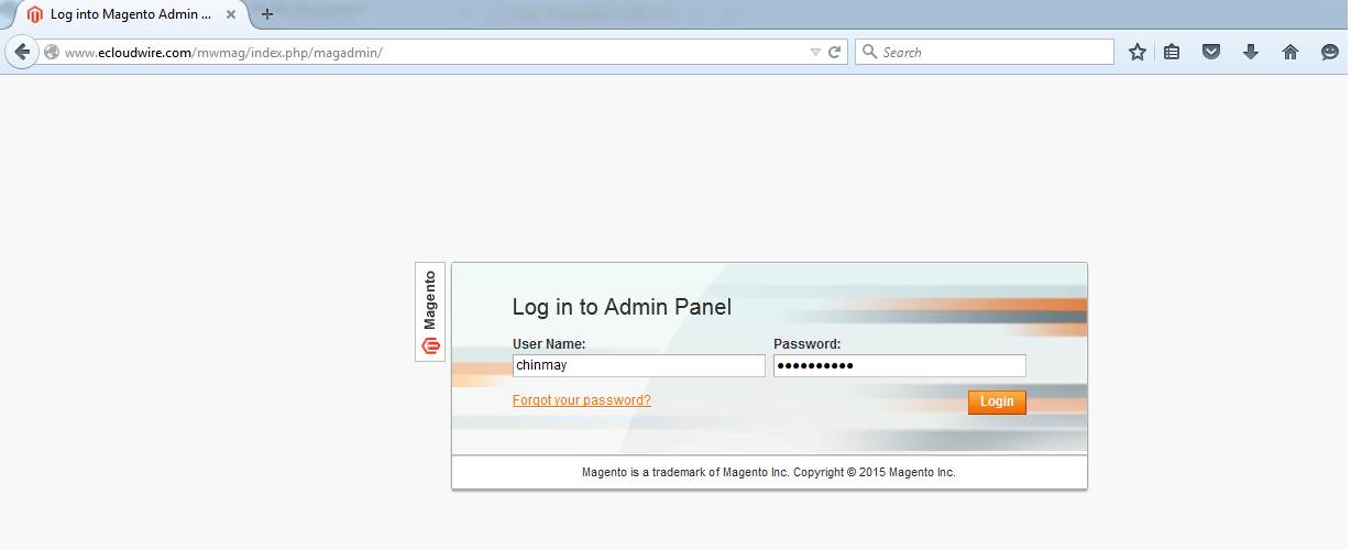 How To Log Into Magento Admin Panel ? Web Hosting FAQs by MilesWeb