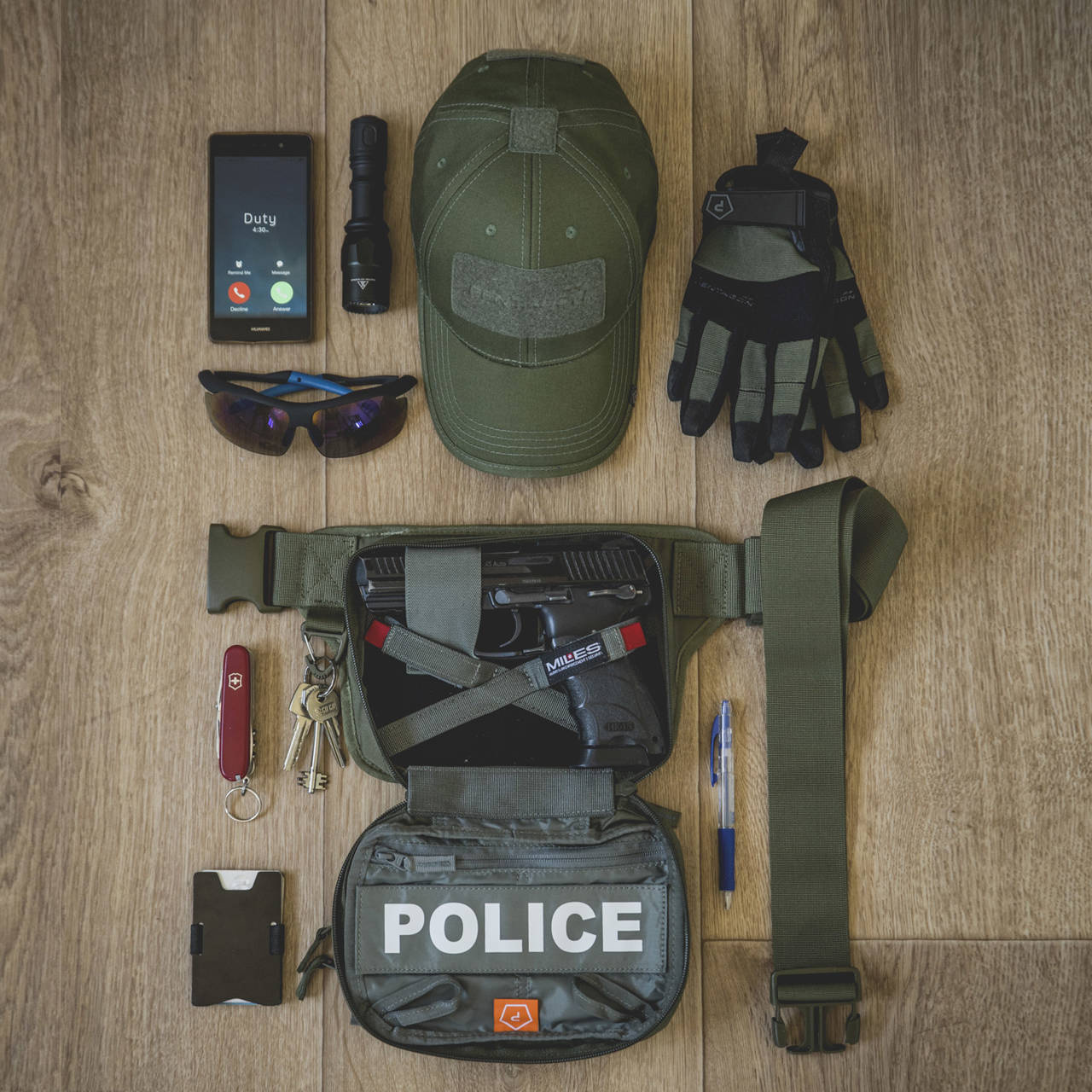 HIP BAG "RUNNER" Pentagon® OLIVE Olive Green Military Tactical