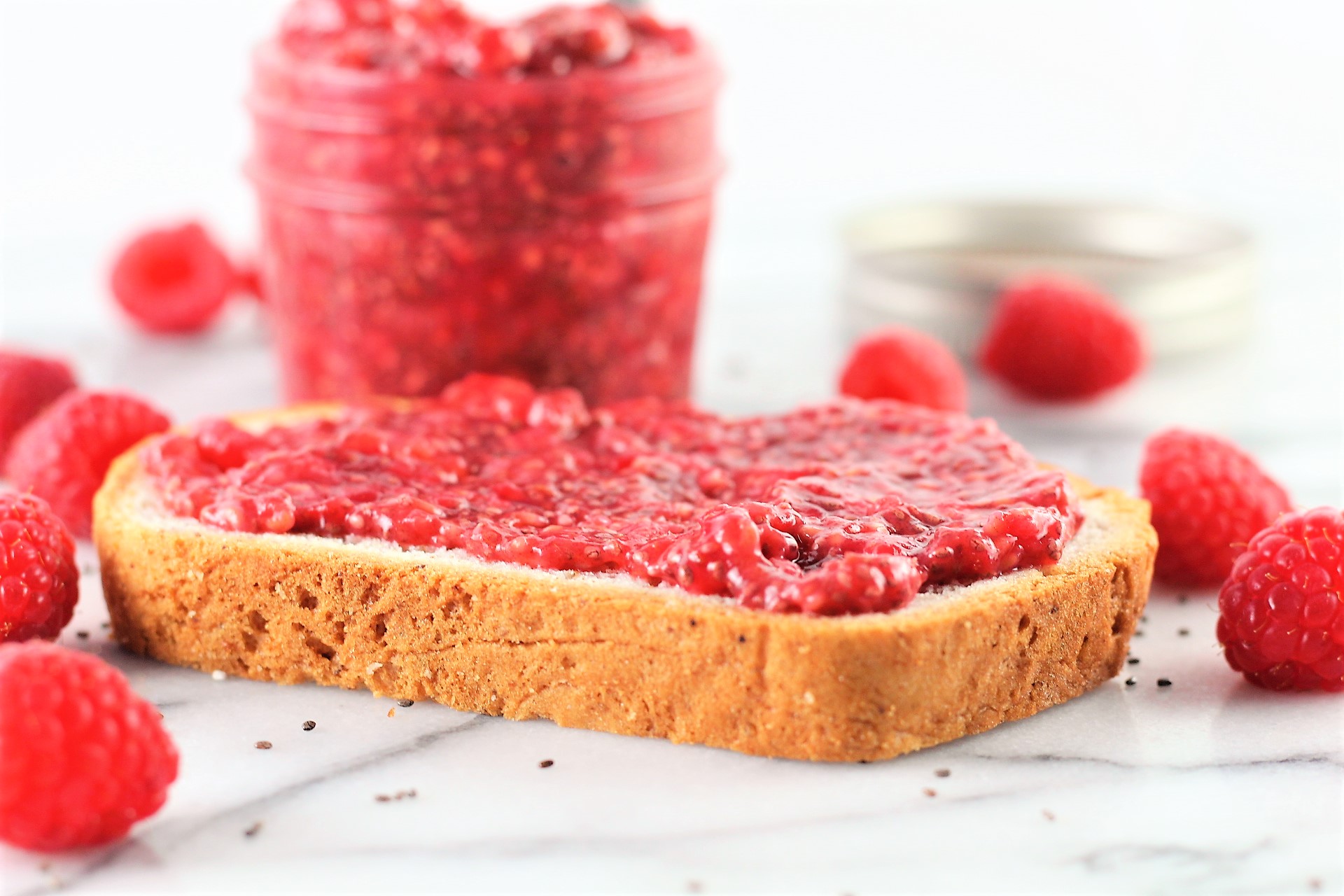 Raspberry Chia Jam Milk & Honey Nutrition