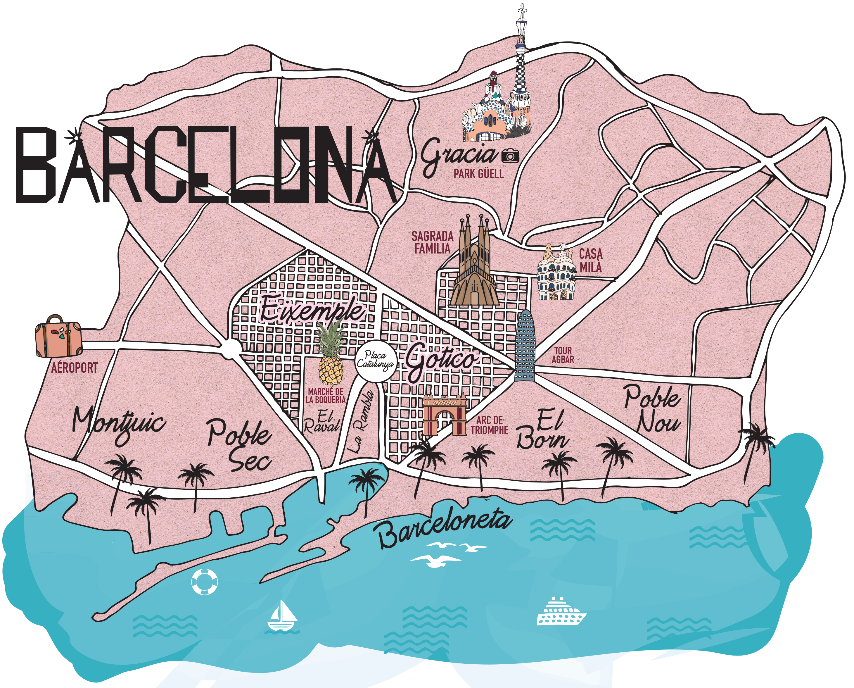 Awasome Barcelone Plan Ideas Vamos a Barcelona Milk with mint