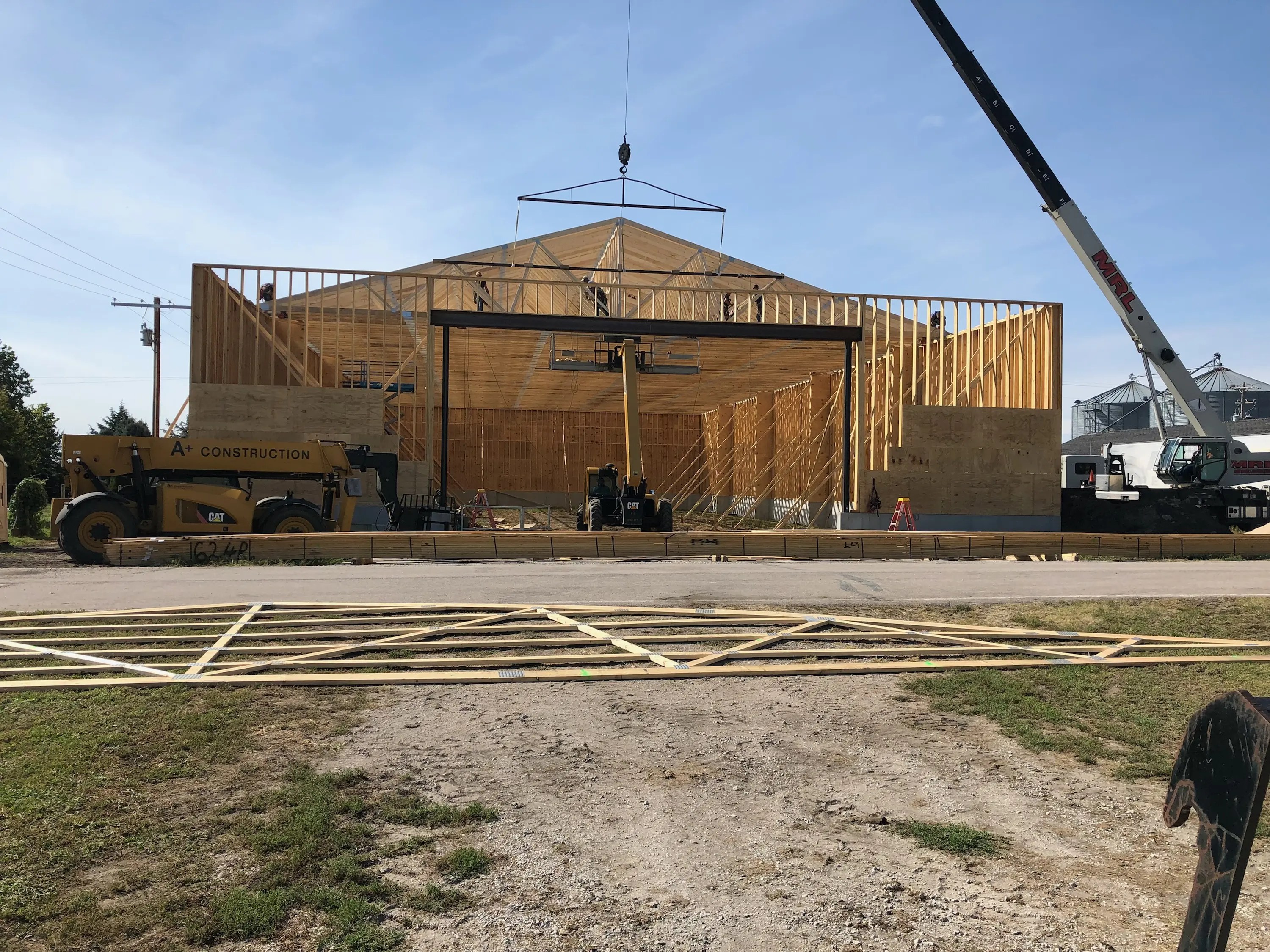 80' Trusses Built at Millard Lumber's Waverly Location! More Than Lumber. Millard Lumber