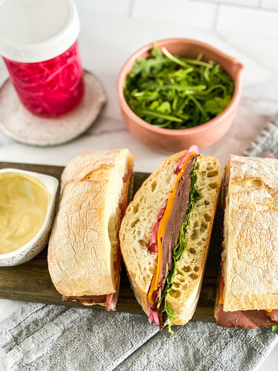 Roast Beef Sandwiches with Horseradish Sauce Millennial Kitchen