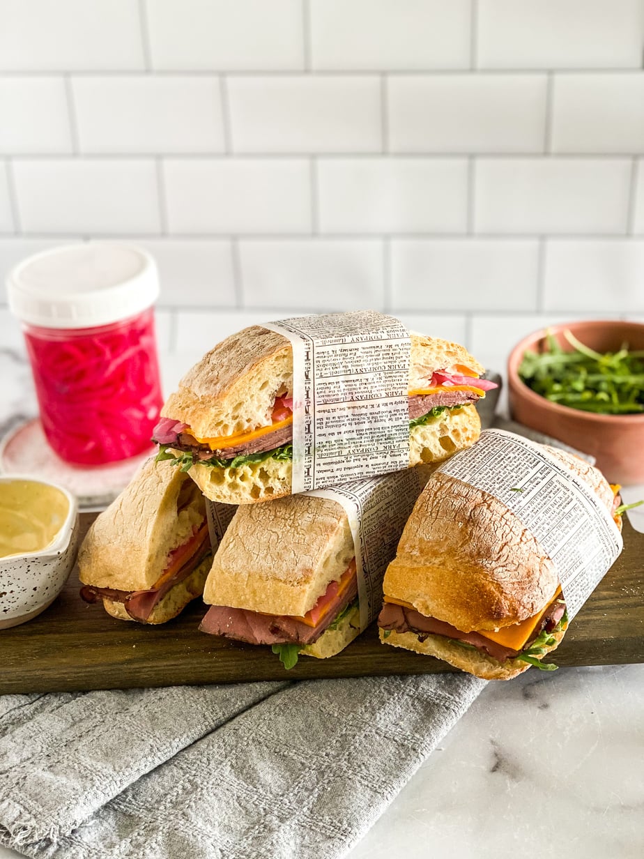 Roast Beef Sandwiches with Horseradish Sauce Millennial Kitchen