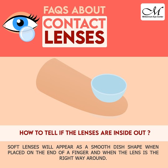 How can I tell if my contacts are inside out? Millennium Eye Center