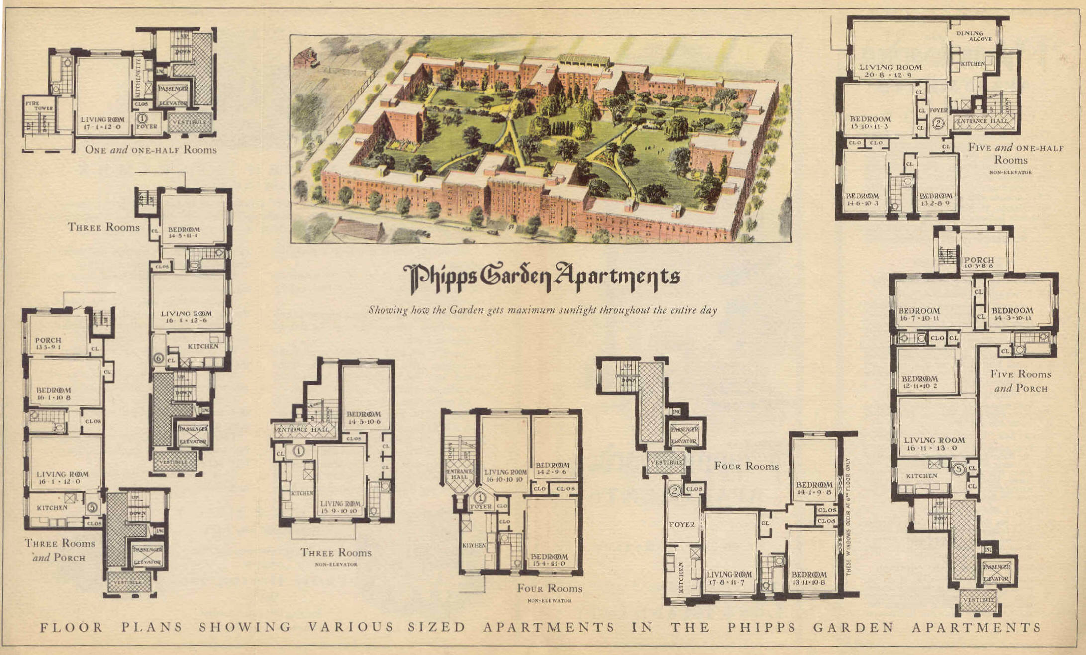 Sunnyside and Sunnyside Gardens in Queens, New York.