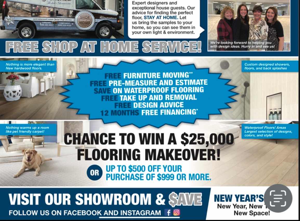 Flooring and Carpet at Miller's Flooring America in Lafayette, IN