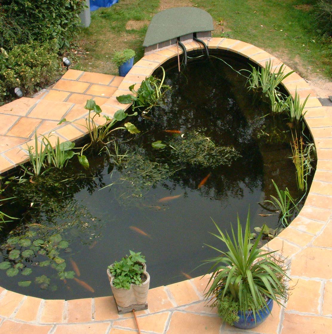 Pond filter cover