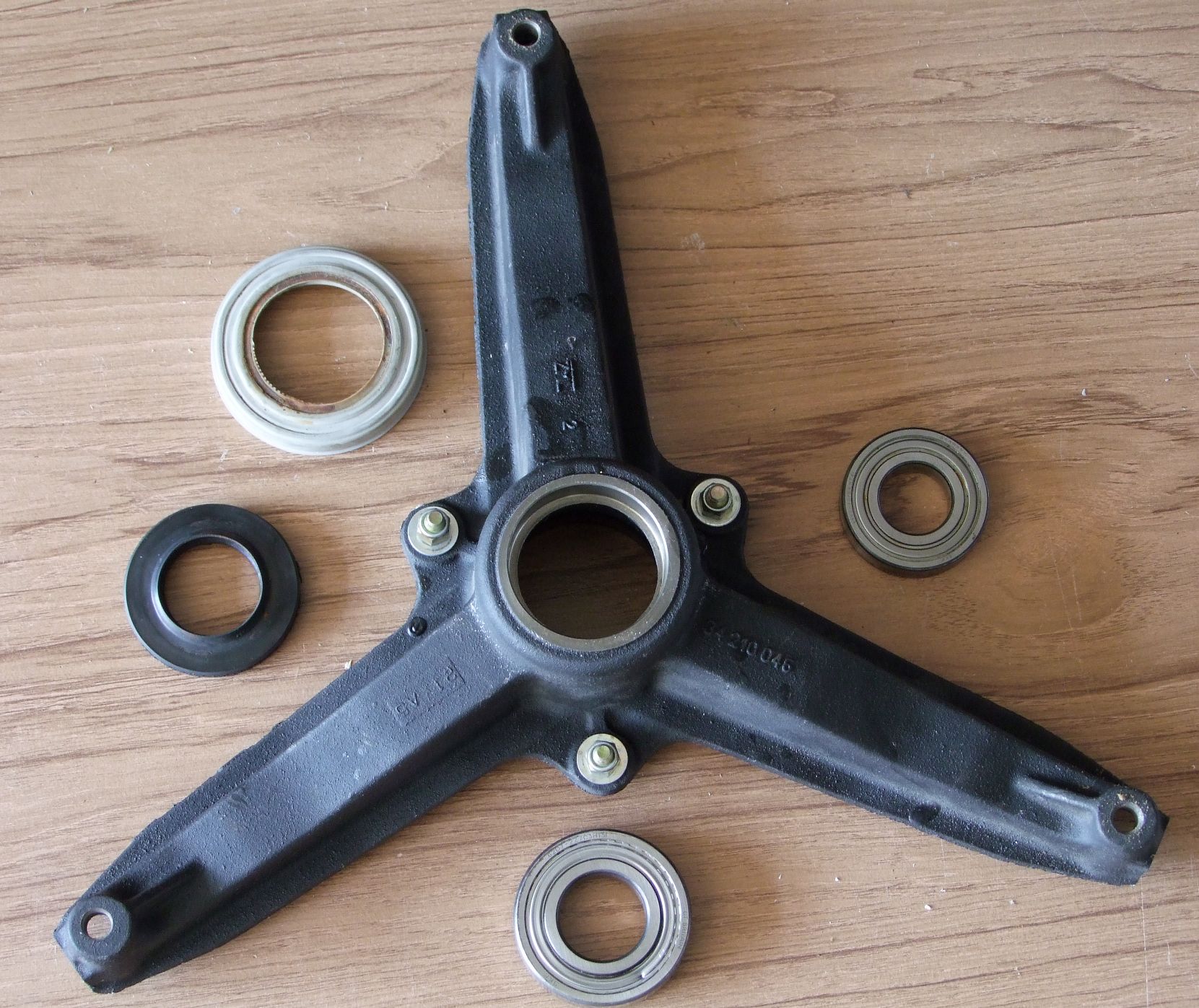 Washing machine bearing replacement, perhaps?