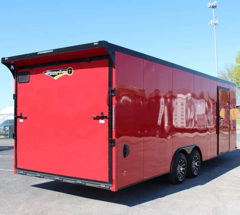 Enclosed Car Hauler 2024 24' w/ Rear Wing & BlackOut Pkg. 5076