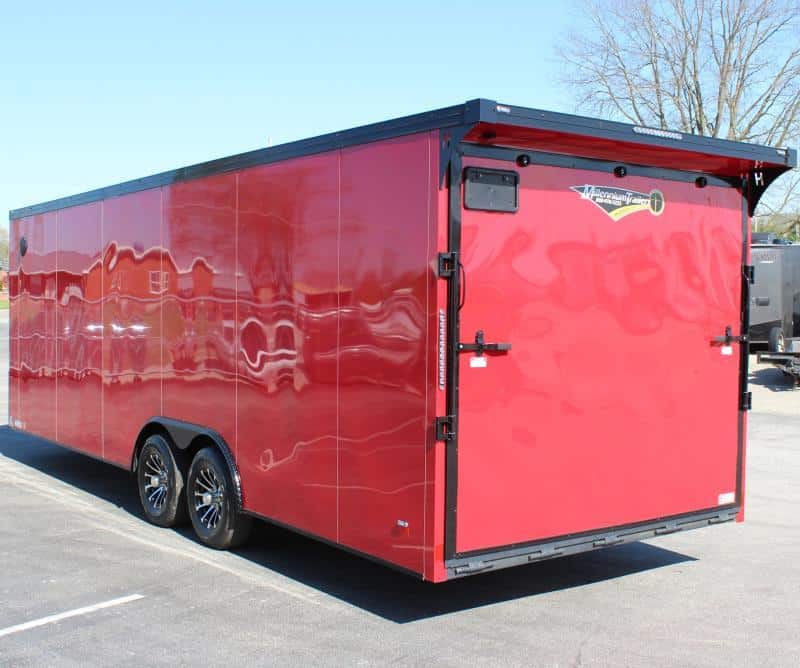 Enclosed Car Hauler 2024 24' w/ Rear Wing & BlackOut Pkg. 4863
