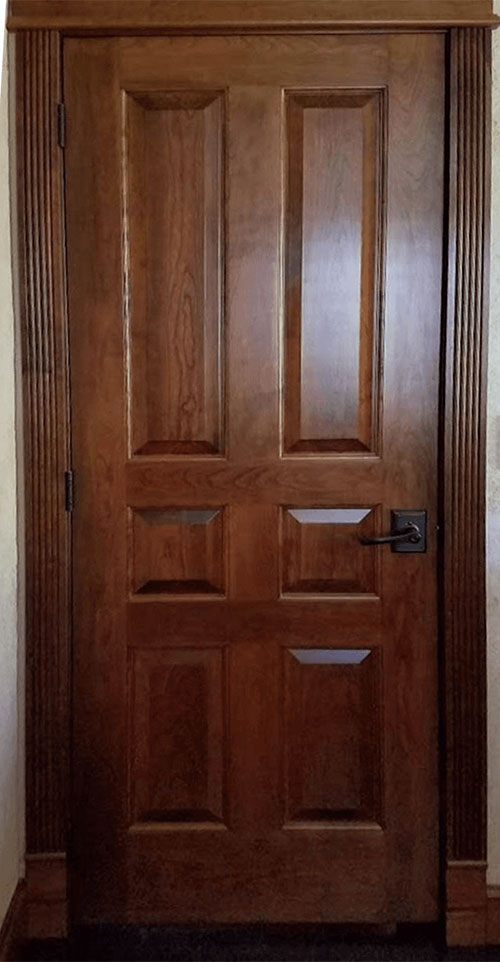 PL62 6 Panel Interior Wood Door Finished or Unfinished. Prehung or
