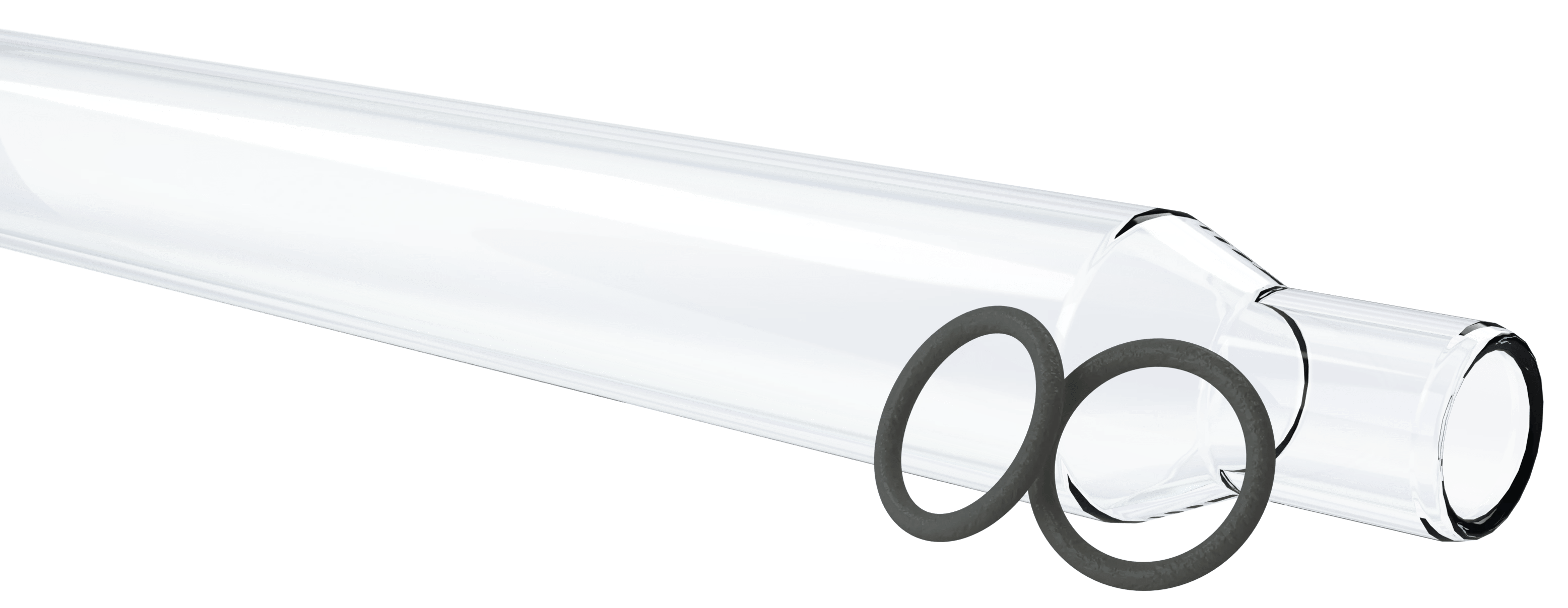 Quartz Tubes 596 x 23 x 23 Miltec UV