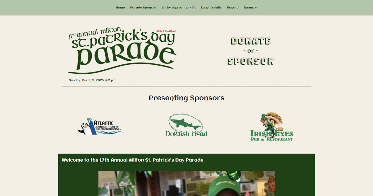 Milton St. Patrick's Day Parade