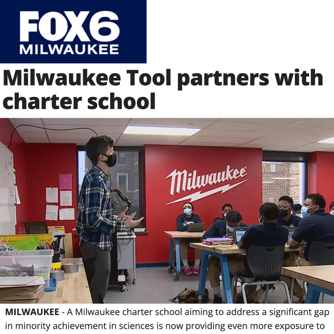 Milwaukee Academy of Science Milwaukee Tool partners with charter school