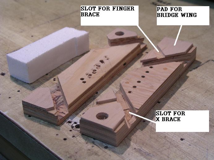 Interior caul for gluing acoustic guitar bridge? [Picture] created 05