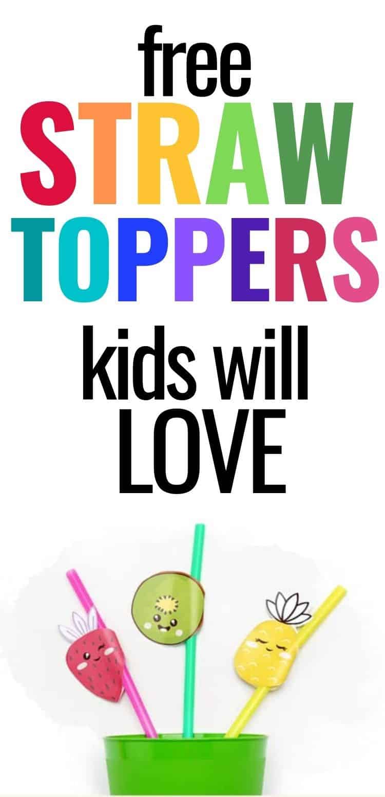 Fun Themed DIY Straw Toppers Mimi's Dollhouse