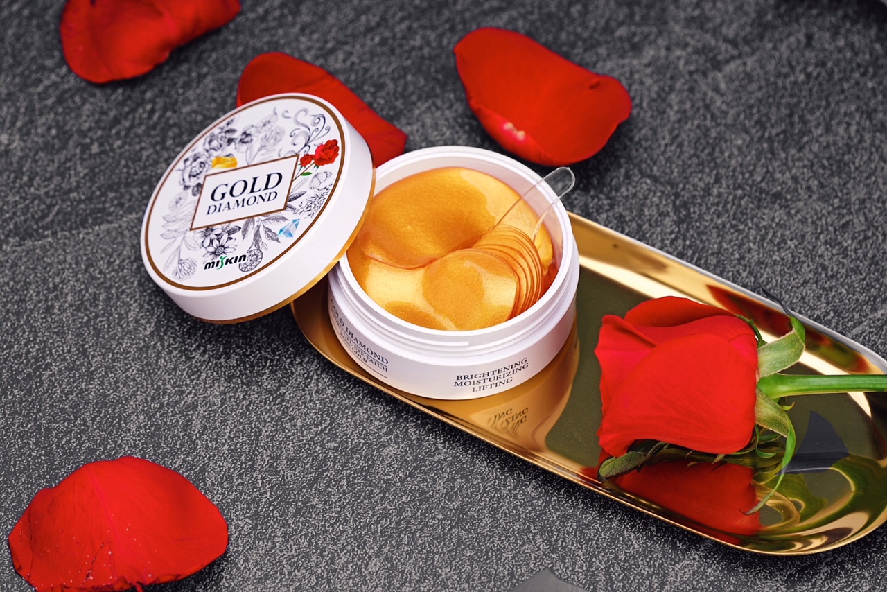 Gold Diamond Honey Rose Gold Hydro gel Eye Patch Parches de hydrogel