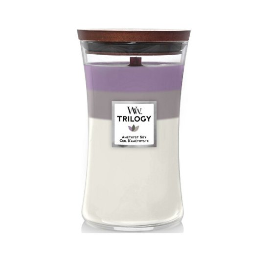 Woodwick Velika dišeča sveča Trilogy Amethyst Sky 609,5 g mimovrste=)