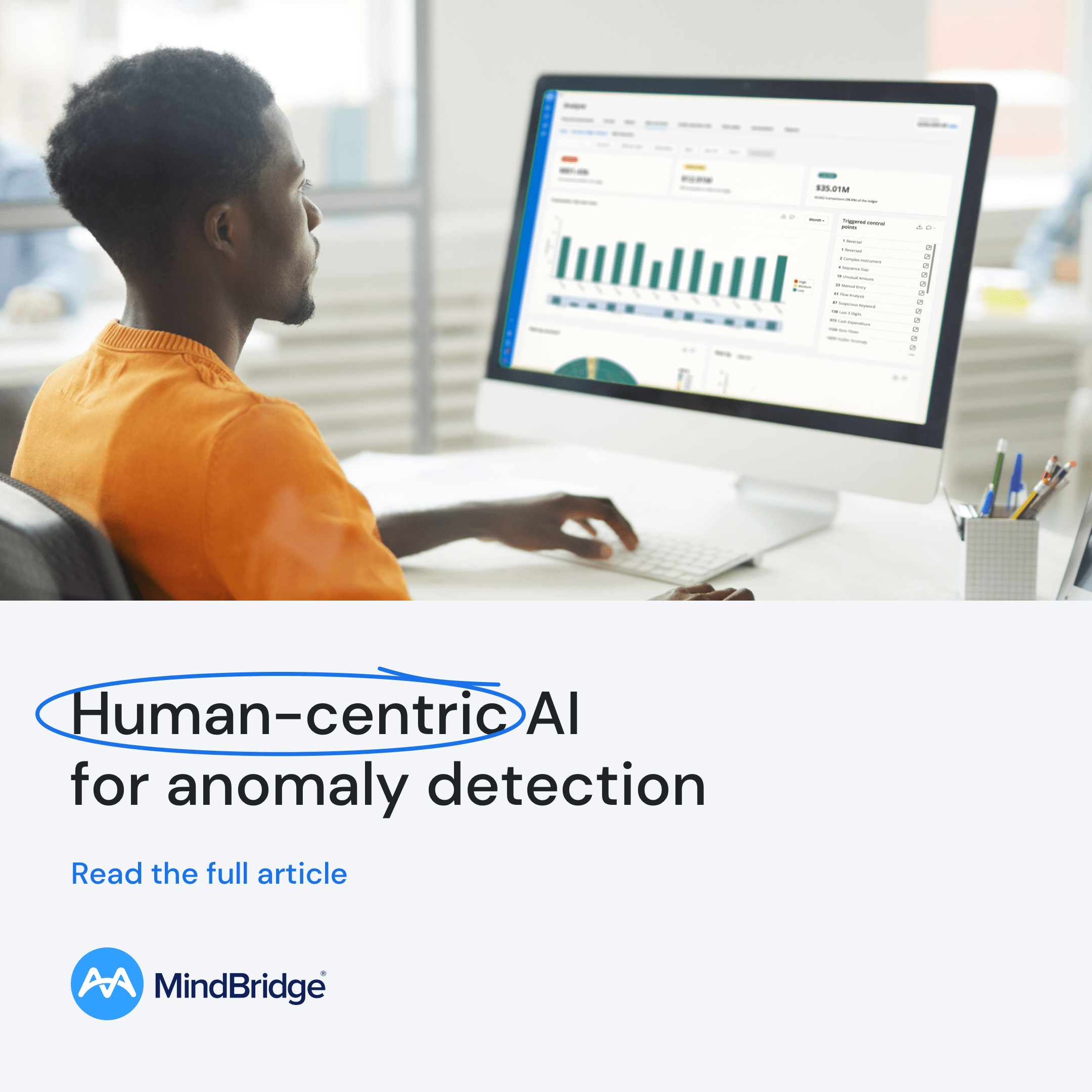 The importance of humancentric AI for anomaly detection MindBridge