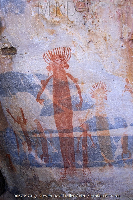 Minden Pictures Aboriginal Rock Art Paintings At Main Art Site Mt Borradaile Arnhem Land Northern Territory Australia Steven David Miller Npl