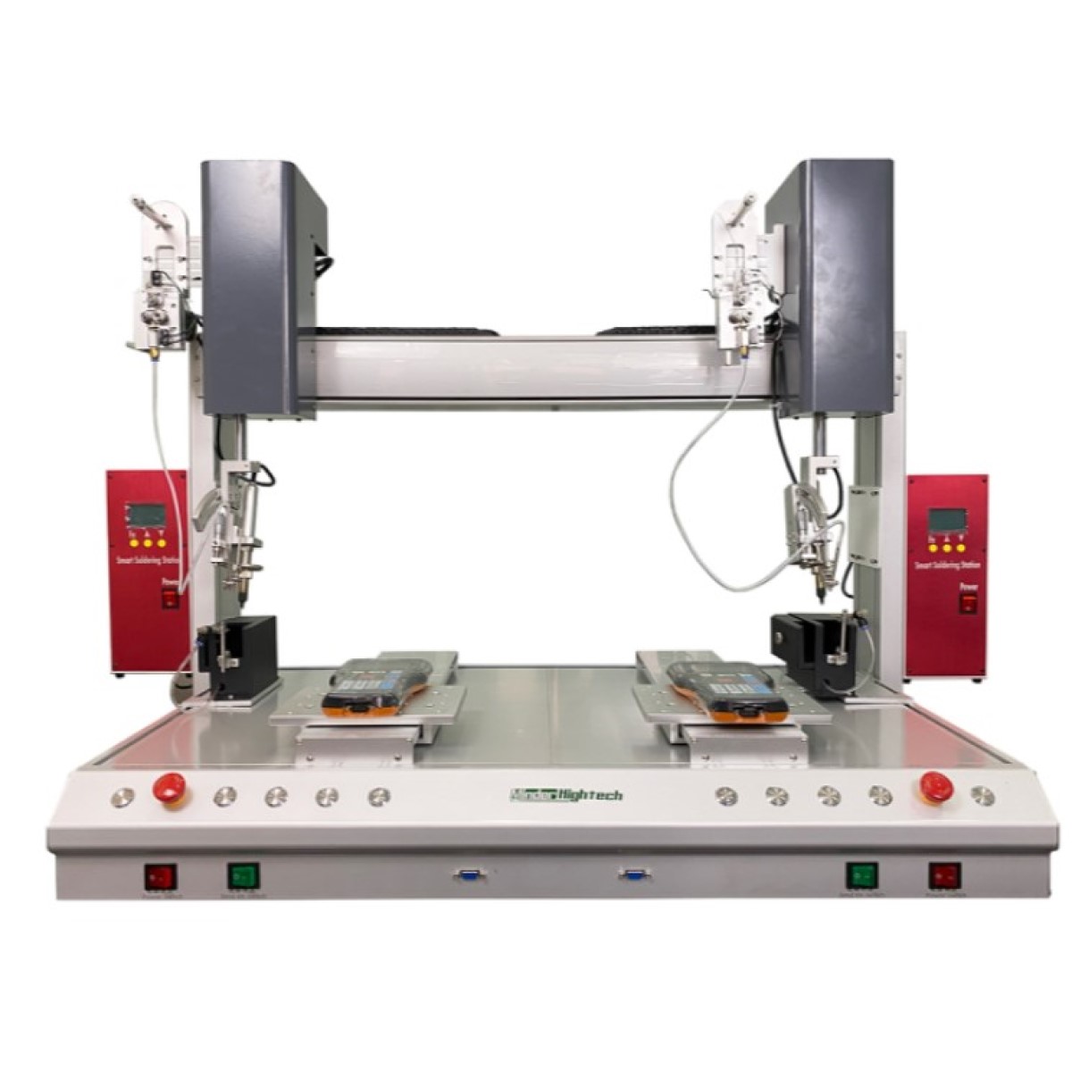 Soldering robot dual Y dual iron