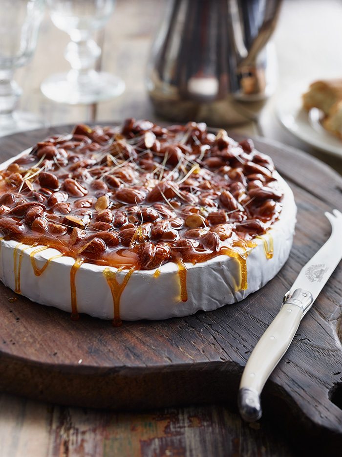 Double Brie with Smoked Almond Toffee MiNDFOOD