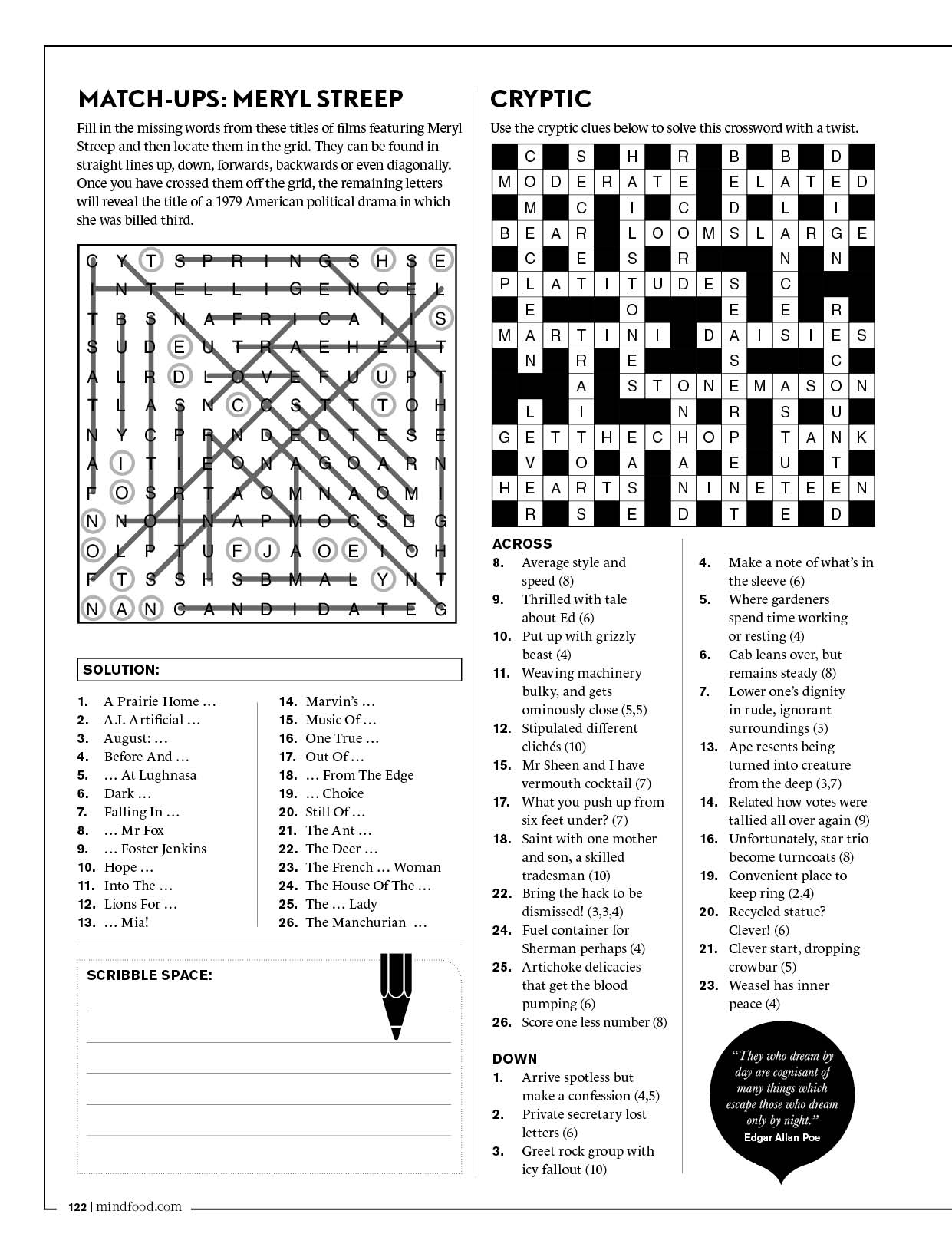 Puzzles MiNDFOOD