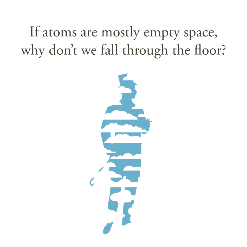 Atoms are mostly empty space Mind Rocket