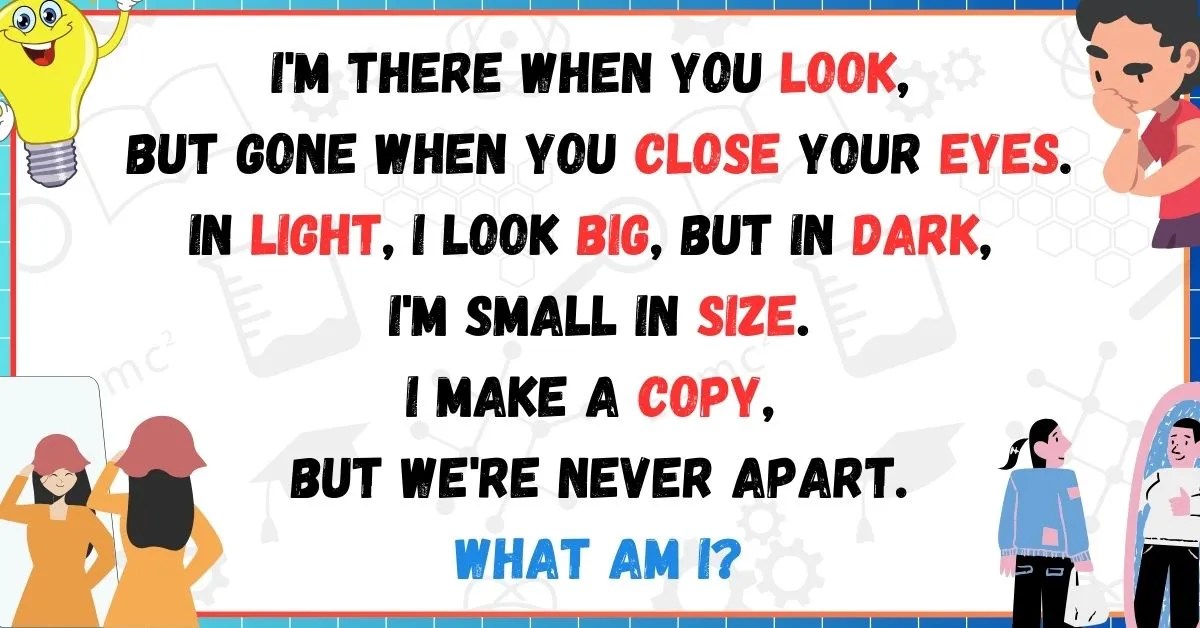 Test Your Genius IQ with These 20 Riddles about mirror!