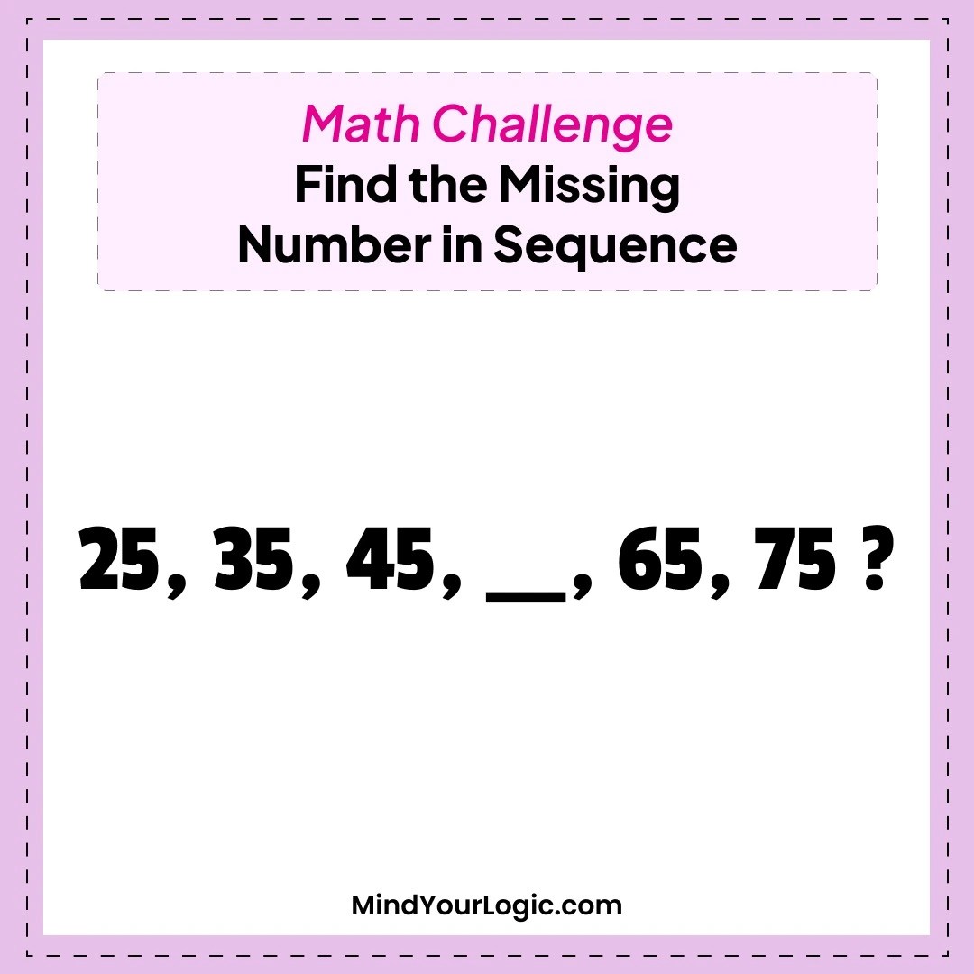 Find a Missing Counting Number in a Sequence