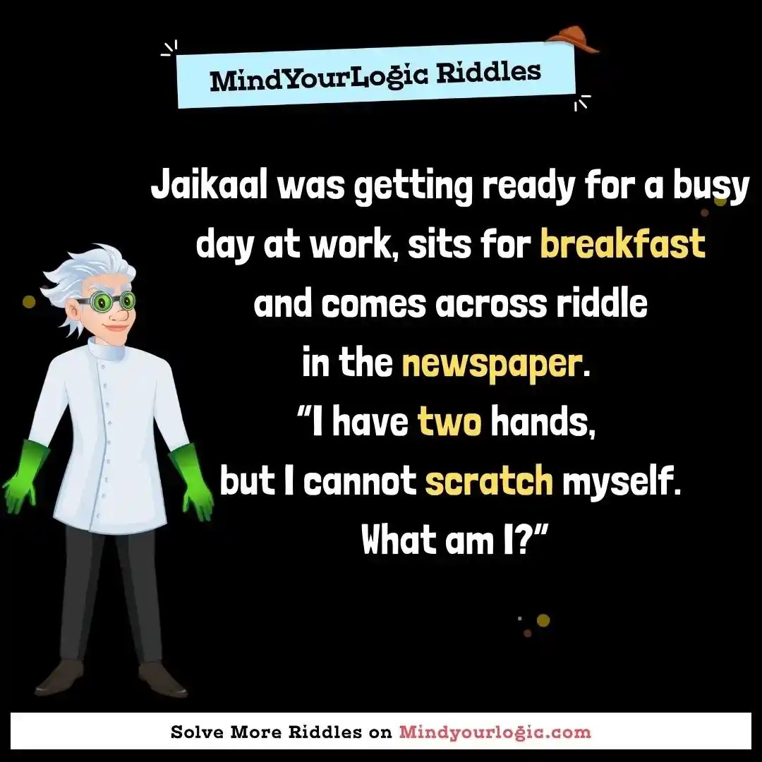 Jaikaal was getting ready for a busy day at work, sits for b