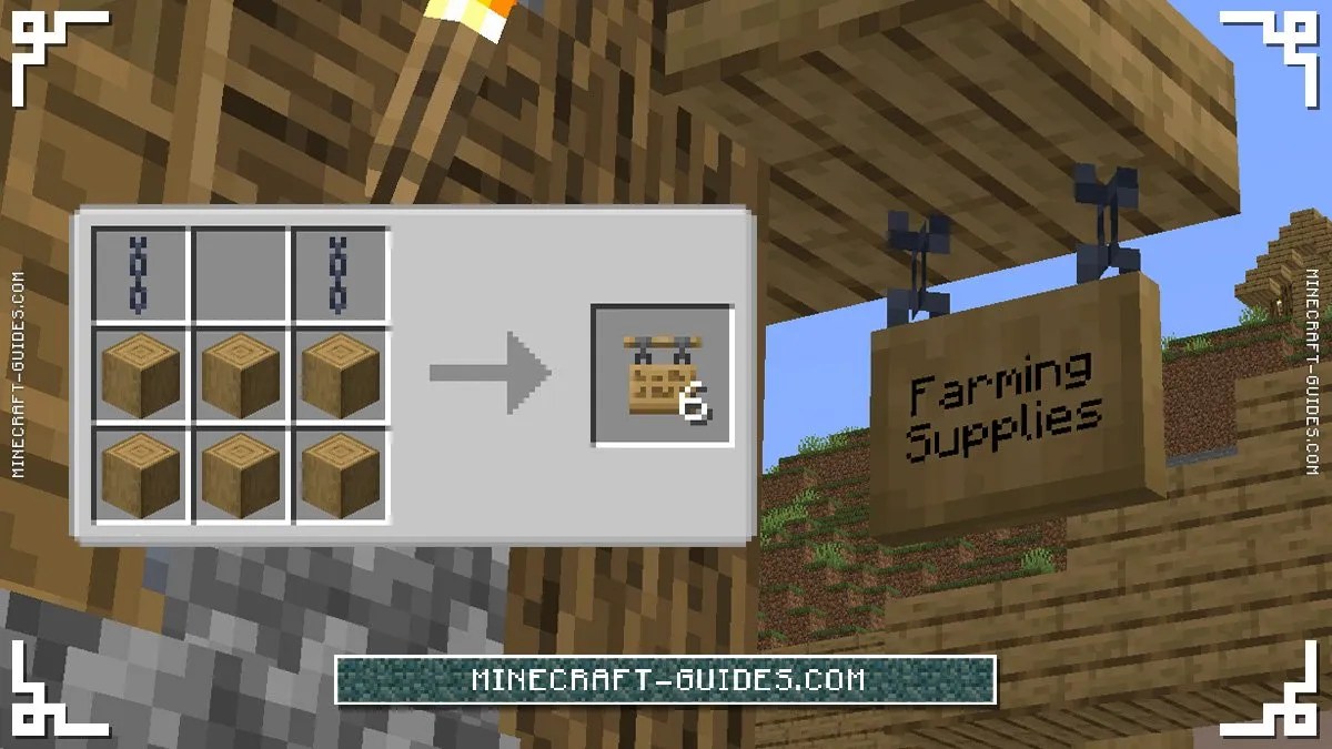 Minecraft How to Craft & Use Hanging Signs Minecraft Guides Wiki
