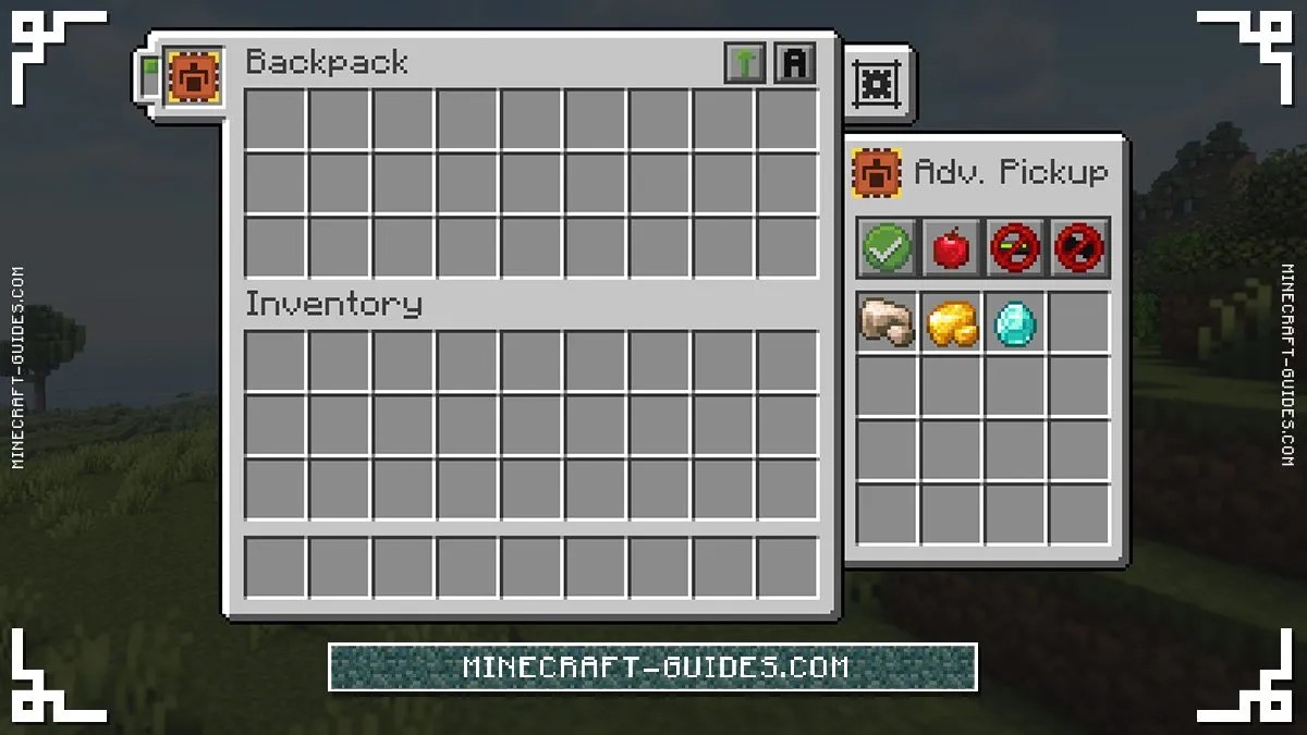 Sophisticated Backpacks Pickup Upgrade Minecraft Guides Wiki