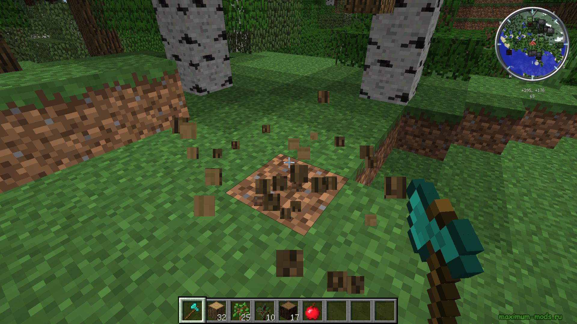 TreeCapitator Mod 1.12/1.11.2/1.10.2/1.8.9/1.8/1.7.10/1.7.2/1.6.4/1.6