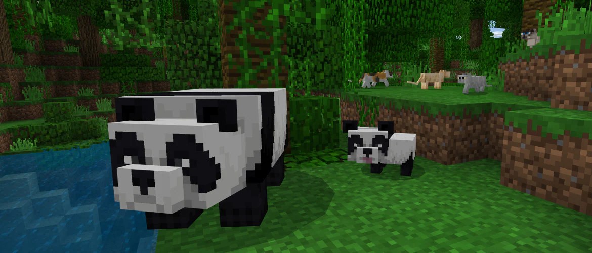 Pandas and more now in Minecraft Bedrock Minecraft