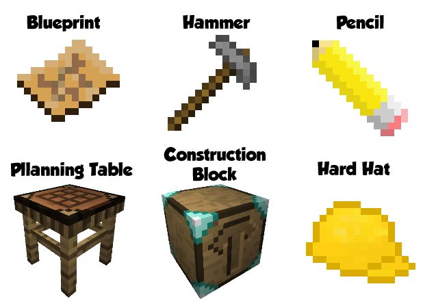 MrCrayfish’s Construction Mod for 1.7.10 MinecraftDLs