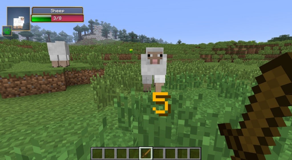 Damage Indicators (1.8) Minecraft Mods