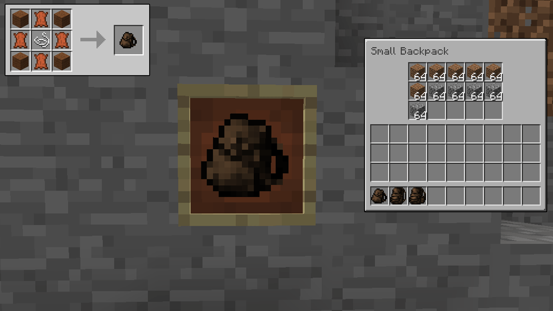 Minecraft how to make travellers backpack mod 1.12.2 bxeenterprises