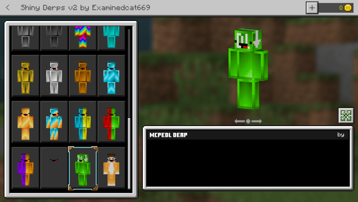 Shiny Derps Skin Pack MC Skin Packs minecrafts.us