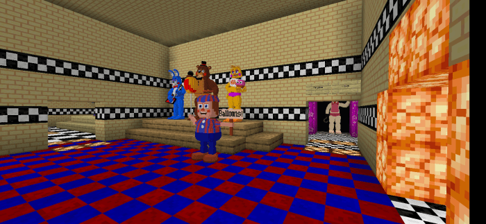 The Freddy Fazbear’s Ultimate Pizzeria MCPE Maps minecrafts.us