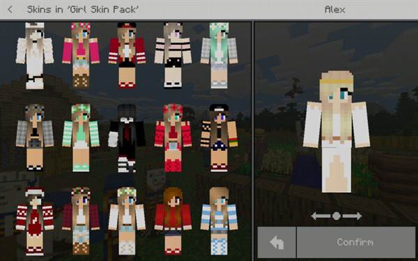 (THE RETURN) Girl Skin Pack v1.4 MC Skin Packs minecrafts.us