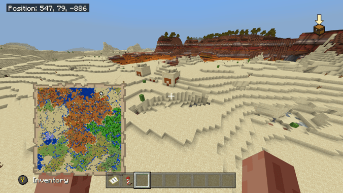 HUGE Mesa With Many Cool Things Nearby! (Seed) MCPE Seeds minecrafts.us