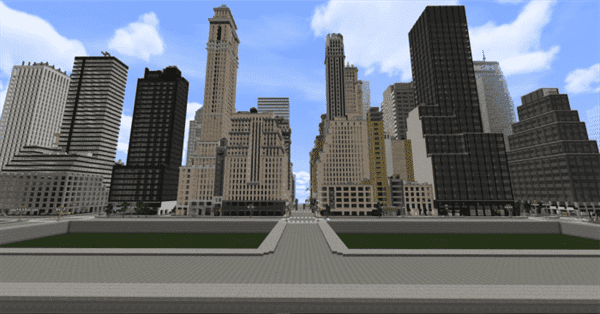 Midtown Manhattan, NYC (Marvel Edition) MCPE Maps minecrafts.us