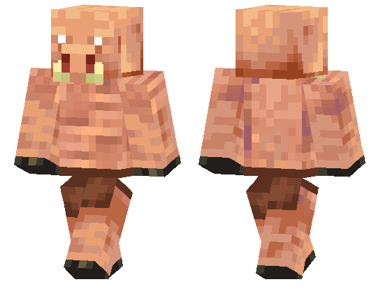 Uncivilized Piglin (or Piglin with loincloth) MCPE Skins minecrafts.us