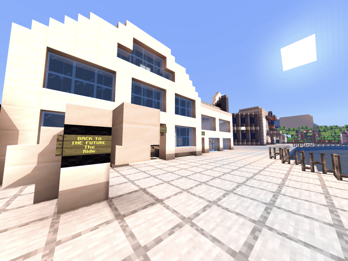 Custom Universal Park MCPE (Creation) v2 MCPE Maps minecrafts.us