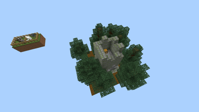Magic Skyblock! Nether Update! MCPE Maps minecrafts.us