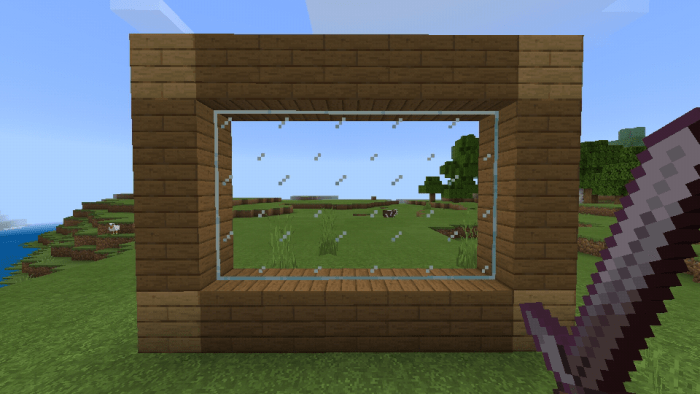 Connected Glass [Texture Pack] MCPE Texture Packs minecrafts.us